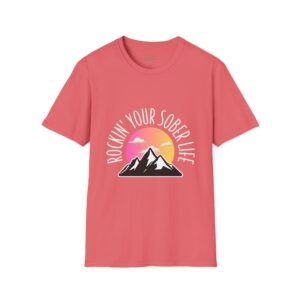 “Mountain Mindset” Everyday Tee (Pink/Orange)